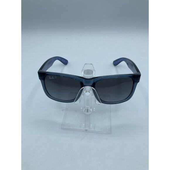 Pre-Owned Ray Ban RB 4165 Justin Polarized Sunglasses- Blue - Picture 1 of 8